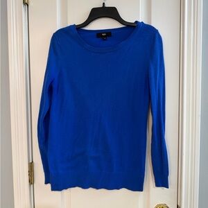 Mossimo Vibrant Blue Crew Neck Sweater